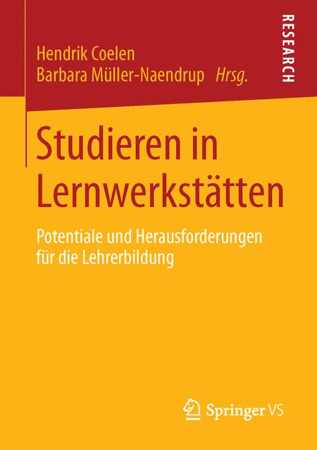 Buchcover "Studieren in Lernwerkstätten"